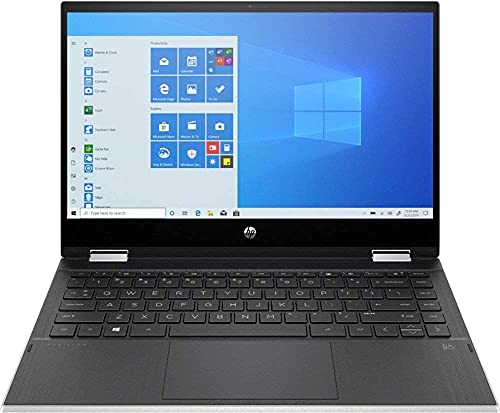 HP Flagship Pavilion X360 14 2-in-1 Laptop Computer 14" HD Anti-Glare Touchscreen 11th Gen Intel Core i3-1115G4 (Beats i5-1035G4) 8GB RAM 512GB SSD HDMI USB-C B&O Audio Win10 Pro Silver + Pen