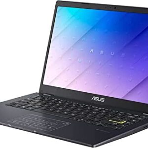 ASUS 2022 14" HD Laptop, Intel Celeron N4020 Processor, 4GB RAM, 64GB eMMC , Webcam, Intel HD Graphics 500, Bluetooth, Windows 11 Home, Peacock Blue, 32GB SnowBell USB Card