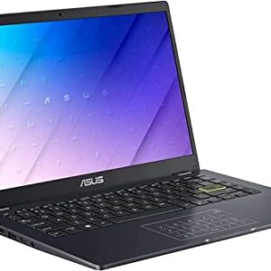 ASUS 2022 14" HD Laptop, Intel Celeron N4020 Processor, 4GB RAM, 64GB eMMC , Webcam, Intel HD Graphics 500, Bluetooth, Windows 11 Home, Peacock Blue, 32GB SnowBell USB Card