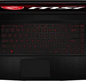 MSI Newest GF63 Thin 15.6" FHD Gaming Laptop, 10th Gen Intel 4-Core i5-10300H up to 4.5GHz(Beat i7-7920HQ), NVIDIA GTX 1650 MaxQ, 16GB DDR4, 512GB NVMe SSD, Ethernet, WiFi 6, HDMI, USB-A&C, Win10