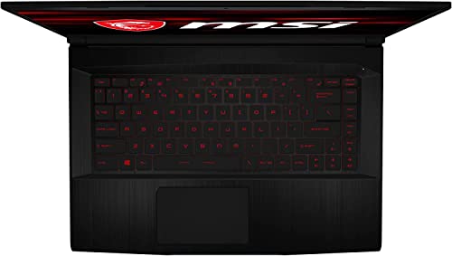 MSI Newest GF63 Thin 15.6" FHD Gaming Laptop, 10th Gen Intel 4-Core i5-10300H up to 4.5GHz(Beat i7-7920HQ), NVIDIA GTX 1650 MaxQ, 16GB DDR4, 512GB NVMe SSD, Ethernet, WiFi 6, HDMI, USB-A&C, Win10