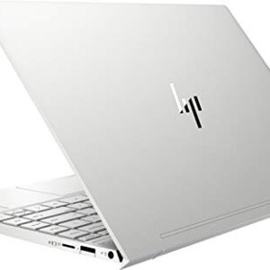 HP Envy Laptop, 13.3" Full HD Screen, Intel Core i5-8265U Quad-Core Processor, 8GB RAM, 256GB SSD, Wi-Fi, Bluetooth, Webcam, Backlit Keyboard, Fingerprint Reader, Windows 10, Silver (Non-Touchscreen)