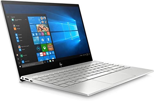 HP Envy Laptop, 13.3" Full HD Screen, Intel Core i5-8265U Quad-Core Processor, 8GB RAM, 256GB SSD, Wi-Fi, Bluetooth, Webcam, Backlit Keyboard, Fingerprint Reader, Windows 10, Silver (Non-Touchscreen)