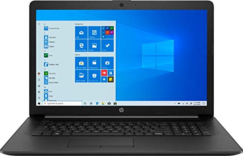 HP 2020 Laptop, 17.3" HD+ Screen, 10th Gen Intel Core i5-1035G1 Quad-Core Processor up to 3.60GHz, 8GB DDR4 RAM, 256GB PCIe NVMe M.2 SSD, DVD-RW, HDMI, Wireless-AC, Bluetooth, Windows 10 Home, Black