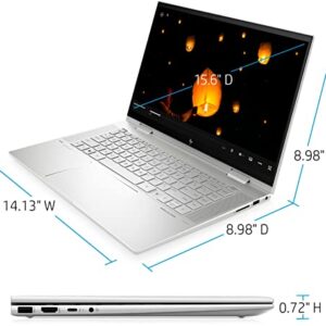 2022 HP Envy X360 15.6" FHD IPS Touchscreen 2-in-1 Laptop 11th Intel Core i7-1195G7 Iris Xe Graphics 32GB DDR4 1TB SSD Thunderbolt 4 WiFi 6 Backlit KB FP Reader Win 11 Pro Stylus Pen w/ RATZK 32GB