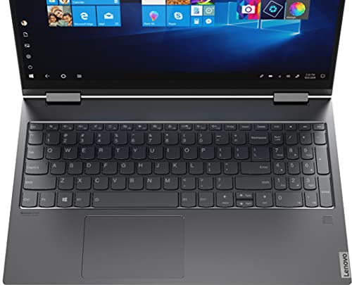 Lenovo Yoga C740 15.6-inch Touchscreen 512GB SSD + 32 Optane 1.6GHz i5-10210U 2-in-1 Laptop (8GB RAM, Quad-Core i5, Fingerprint Reader, Windows 10 Home) Iron Grey, 81TD0078US