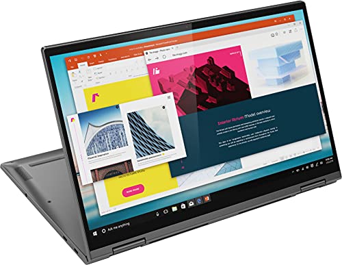 Lenovo Yoga C740 15.6-inch Touchscreen 512GB SSD + 32 Optane 1.6GHz i5-10210U 2-in-1 Laptop (8GB RAM, Quad-Core i5, Fingerprint Reader, Windows 10 Home) Iron Grey, 81TD0078US