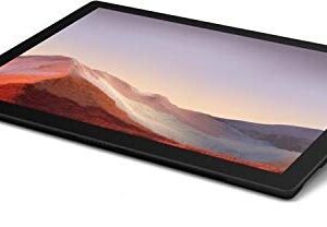 Microsoft Surface Pro 7 256GB i7 16GB RAM Windows 10 Pro (Wi-Fi, 1.3GHz Quad-Core i7 up to 3.9GHz, 12.3 Inch Touchscreen) Matte Black PVT-00015 (Renewed)