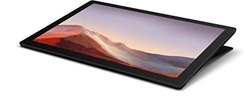 Microsoft Surface Pro 7 256GB i7 16GB RAM Windows 10 Pro (Wi-Fi, 1.3GHz Quad-Core i7 up to 3.9GHz, 12.3 Inch Touchscreen) Matte Black PVT-00015 (Renewed)