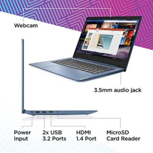 2022 Newest Lenovo IdeaPad 1 Laptop, 14" Anti-Glare Display, Intel Quad-Core Processor, Intel UHD Graphics, 4GB RAM, 256GB PCIe SSD, Windows 11 + Microfiber Cloth