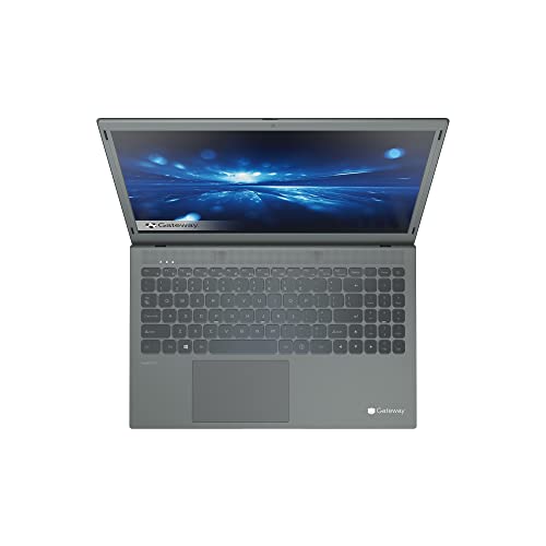 Gateway 15.6'' FHD Ultra Slim Notebook, Intel Pentium Silver Quad Core, 4GB RAM, 384GB Storage, Tuned by THX Audio, 1.0MP Webcam, HDMI, Windows 10 S, Microsoft 365 Personal 1-Year, Black, GWTN156