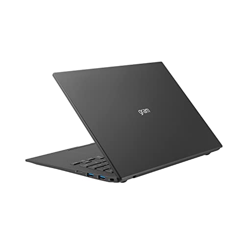 LG Gram 14Z90P Laptop 14" Ultra-Lightweight, (1920 x 1200), Intel Evo 11th gen CORE i7 , 16GB RAM, 512GB SSD, Windows 11 Home, 72 Wh Battery, Alexa Built-in, 2X USB-C, HDMI, USB-A - Black