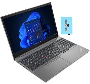 lenovo thinkpad e15 gen 4 home & business laptop (intel i5-1235u 10-core, 12gb ram, 256gb pcie ssd, intel uhd, 15.6″ 60hz full hd (1920×1080), wifi, bluetooth, win 10 pro) with dockztorm hub