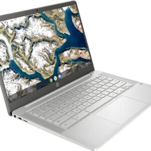HP Chromebook - 14a-na0010ds 14" TS Intel Celeron N4000 1.1 GHz Intel UHD Graphics 600 4 GB RAM 128 GB eMMC Chrome OS BT Webcam Mineral Silver(Renewed)