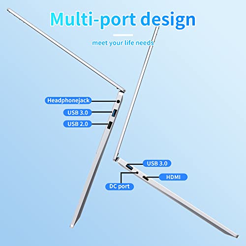 ZWYING 【Win 11 Pro/MS Office 2019】 16 inch FHD IPS high-Performance Laptop high Speed celeron N5105(2.0Ghz) CPU 12G RAM/512GB SSD High Capacity Battery Notebook PC with Backlit Keyboard (12G+512GB)