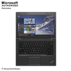 Lenovo ThinkPad T460 14 Inch Business Laptop, Intel Core i5 6300U up to 3.0GHz, 16GB RAM, 1TB SSD, WiFi, mDP, HDMI, Windows 10 64 Bit-Multi-Language Supports English/Spanish/French (Renewed)