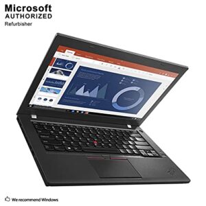 Lenovo ThinkPad T460 14 Inch Business Laptop, Intel Core i5 6300U up to 3.0GHz, 16GB RAM, 1TB SSD, WiFi, mDP, HDMI, Windows 10 64 Bit-Multi-Language Supports English/Spanish/French (Renewed)