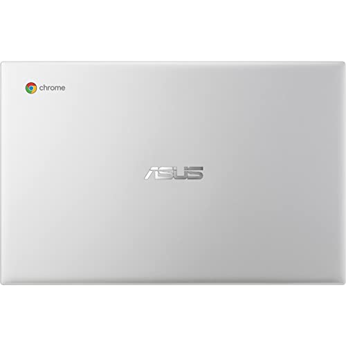 ASUS C425 Chromebook Computer, 14" FHD Laptop, Intel Core M3-8100Y up to 3.4GHz, 8GB RAM, 64GB eMMC, 802.11AC WiFi, Bluetooth, Backlit Keyboard, Silver, Chrome OS, BROAG USB Extension Cable