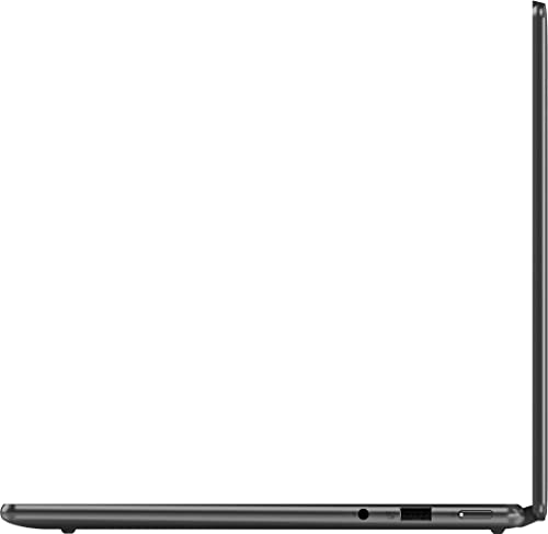 Lenovo ENOVO Yoga 7i 2-in-1 Laptop 14'' 2.2K Touchscreen12th Core i7-1255U Iris Xe Graphics 16GB RAM 1TB SSD WI-FI 6E Thunderbolt 4 Backlit KB w/ FP Windows 11 RATZK 32GB USB, Storm Grey, (82QG)