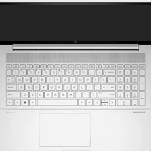 HP Envy 17 Laptop, 17.3" FHD Touchscreen Display, 12th Gen Intel Core i7-1255U, 64GB RAM 2TB SSD, Wi-Fi, Webcam, Backlit Keyboard, Fingerprint Reader, Windows 11 Home, Silver