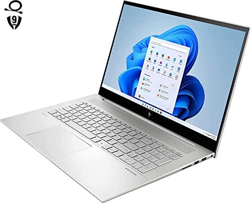 HP Envy 17 Laptop, 17.3" FHD Touchscreen Display, 12th Gen Intel Core i7-1255U, 64GB RAM 2TB SSD, Wi-Fi, Webcam, Backlit Keyboard, Fingerprint Reader, Windows 11 Home, Silver