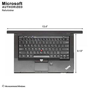 Lenovo Thinkpad T430 Built Business Laptop Computer (Intel Dual Core i5 Up to 3.3 Ghz Processor, 8GB Memory, 320GB HDD, Webcam, DVD, Windows 10 Professional) (Renewed)