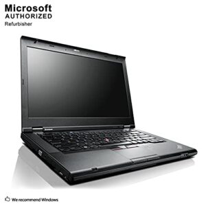 Lenovo Thinkpad T430 Built Business Laptop Computer (Intel Dual Core i5 Up to 3.3 Ghz Processor, 8GB Memory, 320GB HDD, Webcam, DVD, Windows 10 Professional) (Renewed)