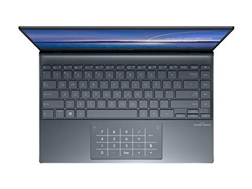 Newest Asus Zenbook 14" IPS FHD NanoEdge Bezel Display Ultra-Slim Laptop, 4th Gen AMD Ryzen 7 4700U 8-Core, 16GB RAM, 1TB PCIe SSD, Backlit Keyboard, NumberPad, Windows 10 Pro, Pine Gray