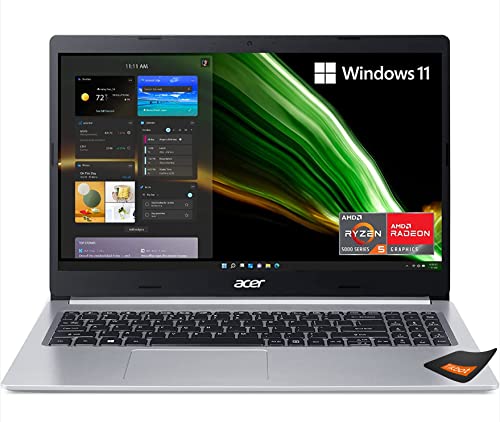 Acer Aspire 5 Slim Laptop | 15.6" Full HD IPS | 6 Cores AMD Ryzen 5 5500U | AMD Radeon Graphics | WiFi 6 | Backlit KB | Windows 11 Home w/Mousepad (40GB RAM | 2TB SSD)