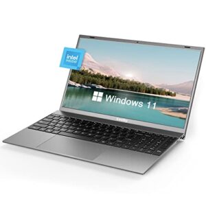 coolby 2023 windows 11 laptop, 15.6 inch 1920×1080 ips display, 12gb ddr4 ram / 256gb ssd laptop computers, intel j4125 quad-core processor notebook pc, support 2.4g/5g hz wifi, bt, full size keyboard
