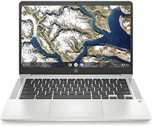 HP Chromebook 14A-NA1083CL 14" Chrome OS 101.0, Intel Celeron N4500 1.1GHz Processor, 4GB LPDDR4x-2933 MHz RAM, Intel UHD Graphics, 128GB eMMC Drive (Renewed)