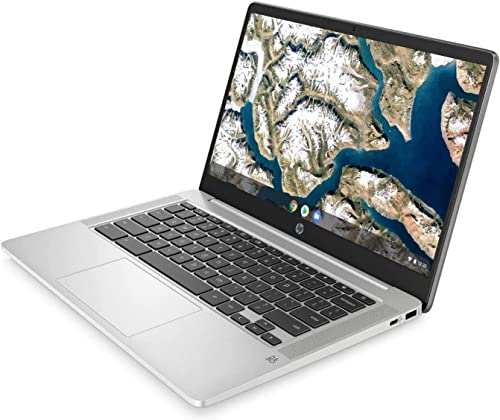 HP Chromebook 14A-NA1083CL 14" Chrome OS 101.0, Intel Celeron N4500 1.1GHz Processor, 4GB LPDDR4x-2933 MHz RAM, Intel UHD Graphics, 128GB eMMC Drive (Renewed)