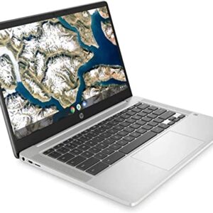 HP Chromebook 14A-NA1083CL 14" Chrome OS 101.0, Intel Celeron N4500 1.1GHz Processor, 4GB LPDDR4x-2933 MHz RAM, Intel UHD Graphics, 128GB eMMC Drive (Renewed)