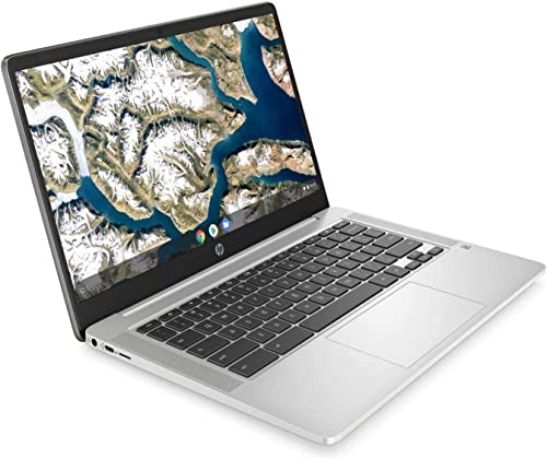 HP Chromebook 14A-NA1083CL 14" Chrome OS 101.0, Intel Celeron N4500 1.1GHz Processor, 4GB LPDDR4x-2933 MHz RAM, Intel UHD Graphics, 128GB eMMC Drive (Renewed)