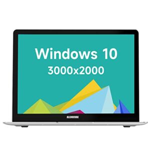 ALLDOCUBE Laptop 13.5-inch Windows 10, VBook, Intel Celeron N3450, 8GB RAM, 128GB SSD, 13.5" FHD IPS 3000x2000, 2.4G+5G Dual WiFi, Bluetooth, Type C