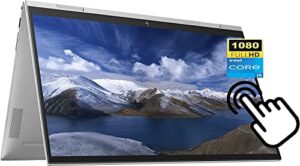 hp envy x360 2-in-1 15.6″ fhd touchscreen laptop, intel core i5-1135g7, 16gb ram 512gb ssd, wi-fi, bluetooth, hdmi, webcam, backlit keyboard, fingerprint reader, windows 11 home, natural silver