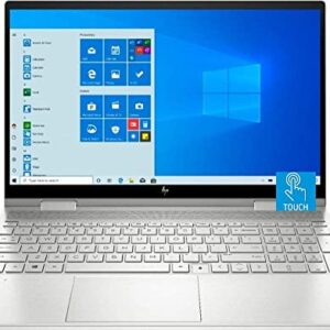 HP Envy x360 2-in-1 15.6" FHD Touchscreen Laptop, Intel Core i5-1135G7, 16GB RAM 512GB SSD, Wi-Fi, Bluetooth, HDMI, Webcam, Backlit Keyboard, Fingerprint Reader, Windows 11 Home, Natural Silver