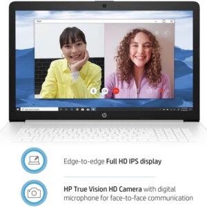 2022 HP 17.3" FHD IPS Laptop Computer, 11th Intel Core i5-1135G7 Processor, 32GB RAM, 1TB SSD, Backlit Keyboard, Intel Iris Xe Graphics, HD Webcam, Windows 10 Pro, Silver, w/ 32GB Business USB Card