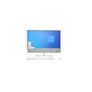 hp pavilion 27-d1340t 27″ touch 16gb 1tb+256gb ssd core™ i7-11700t 1.4ghz win10h, snowflake white (renewed)