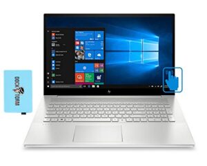 hp envy 17t cg home and business laptop (intel i7-1165g7 4-core, 16gb ram, 256gb pcie ssd + 1tb hdd, nvidia mx450, 17.3″ touch full hd (1920×1080), fingerprint, wifi, bluetooth, win 11 pro) with hub