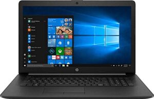 hp 2019 17.3″ hd+ flagship home & business laptop, intel quad core i5-8265u processor upto 3.9ghz, 8gb ram, 256gb ssd, dvd-rw, wifi, hdmi, gbe lan, bluetooth, windows 10, black