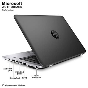 HP EliteBook 820 G2 12.5in Laptop, Intel Core i5-5300U 2.3GHz, 8GB Ram, 256GB Solid State Drive, Windows 10 Pro 64bit (Renewed)