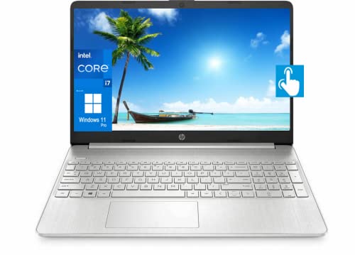 HP Pavilion 15 Laptop, 11th Gen Intel Core i7-1165G7 Processor, 32 GB RAM, 512 GB SSD Storage, Touchscreen Full HD IPS Micro-Edge Display, Windows 11 Pro, Compact Design, Long Battery Life