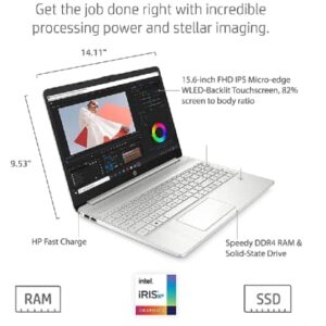 [Windows 11 Pro] Newest HP Pavilion Business Laptop, 15.6" FHD IPS Touchscreen, i7-1165G7(Up to 4.7GHz), 16GB RAM, 1TB PCIe SSD, Intel Iris Xe Graphics, Webcam, NumPad, HDMI, WiFi, Bluetooth