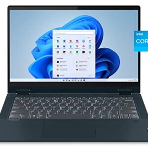 Lenovo IdeaPad Flex 5i 14" FHD 2-in-1 Touchscreen Laptop, Intel Core i3-1115G4(up to 4.1GHz), 4GB RAM 256GB PCIe SSD, Abyss Blue, Windows 11 in S Mode