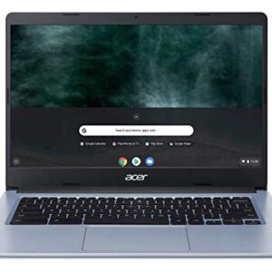 Acer Chromebook 314, Intel Celeron N4000, 14" HD Display, 4GB LPDDR4, 64GB eMMC, Gigabit WiFi, Google Chrome, CB314-1H-C34N