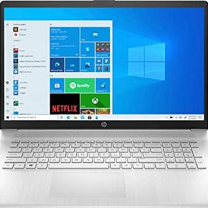 HP Flagship 17 Business Laptop Computer 17.3" HD+ Display 11th Gen Intel Core i3-1115G4 (Beats i5-8265U) 8GB RAM 1TB HDD USB-C HD Webcam Win10 Silver + HDMI Cable