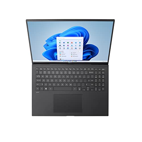 LG Gram 16Z90P Laptop 16" Ultra-Lightweight, (2560 x 1600), Intel Evo 11th gen CORE i7 , 16GB RAM, 256GB SSD, Windows 11 Home, 22 Hour Battery, Alexa Built-in, 2X USB-C, HDMI, USB-A - Black