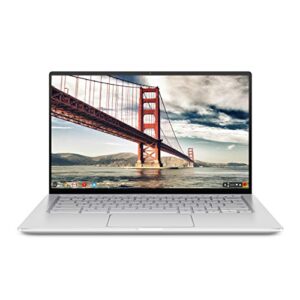 ASUS Chromebook Flip C434 2-In-1 Laptop, 14" Full HD Touchscreen 4-Way NanoEdge, Intel Core M3-8100Y Processor, 4GB RAM, 64GB eMMC Storage, All-Metal Body, Backlit KB, Chrome OS- C434TA-DSM4T, Silver