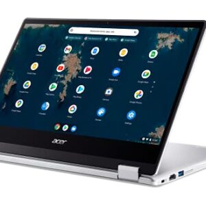 Acer Chromebook Spin 314 Convertible Laptop | Intel Pentium Silver N6000 | 14" HD Corning Gorilla Glass Touch Display | 4GB LPDDR4X | 128GB eMMC | Intel Wi-Fi 6 AX201 | Chrome OS | CP314-1H-P9G7